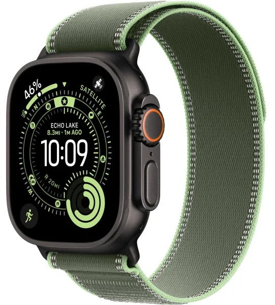 Apple Watch Ultra 3 (2025) Black Titanium Green/Neon Trail Loop