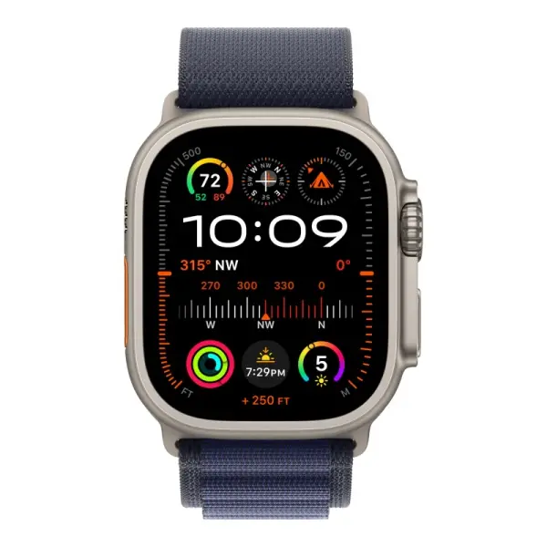 Alpine Loop Apple Watch Ultra 2 Natural (2024) Alpine Loop Navy 