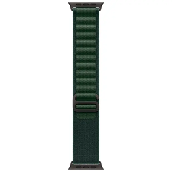 Alpine Loop Apple Watch Ultra 2 Black (2024) Alpine Loop Dark Green 