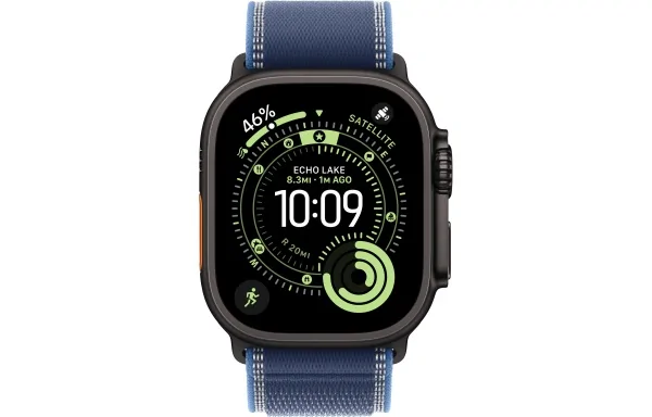 Trail Loop Apple Watch Ultra 3 (2025) Black Titanium Blue/Bright Blue Trail Loop 