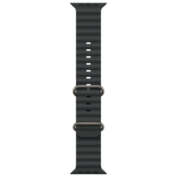 Ocean Band Apple Watch Ultra 2 Natural (2024) Black Ocean Band 