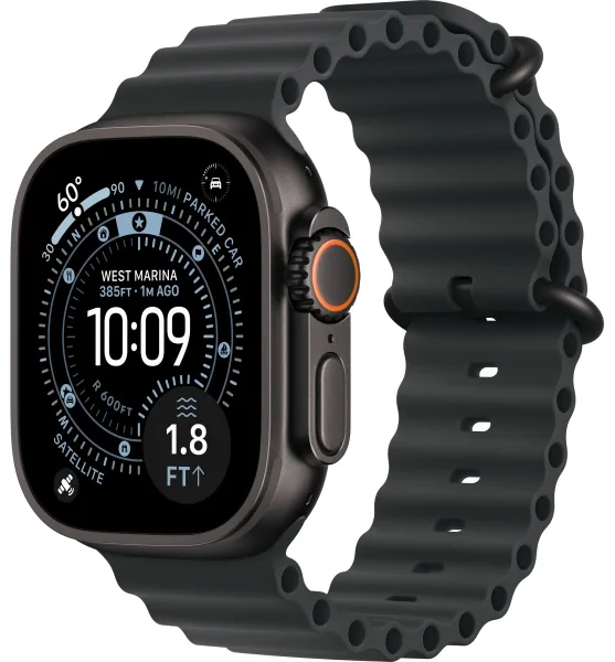 Apple Watch Ultra 3 (2025) Black Titanium Black Ocean band