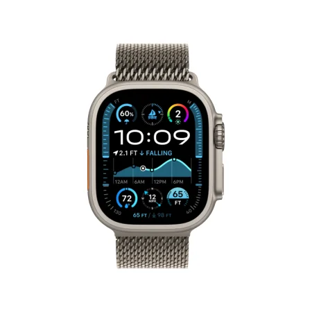 Titanium Milanese Loop Apple Watch Ultra 2 Natural (2024) Natural Titanium Milanese Loop 
