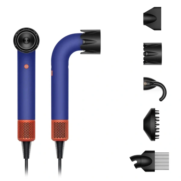 Dyson Фен HD18 Supersonic R Pro Vinca Blue /Topaz Orange