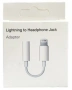 Переходник Apple iPhone Jack 3.5мм - Lightning (MMX62ZM/A) белый
