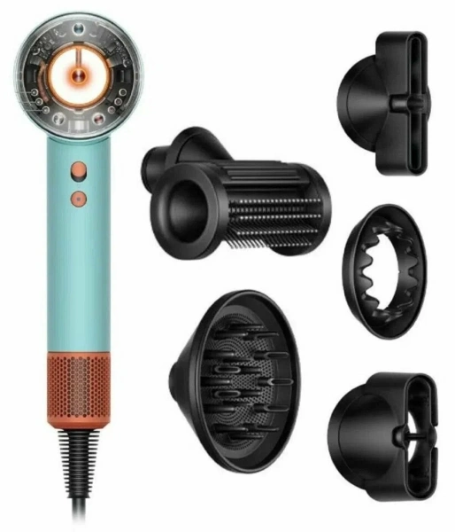 Фен Dyson Supersonic Nural HD16, Ceramic Patina/Topaz