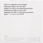 Переходник Apple MU7E2ZM/A mini-Jack 3.5 USB Type-C белый