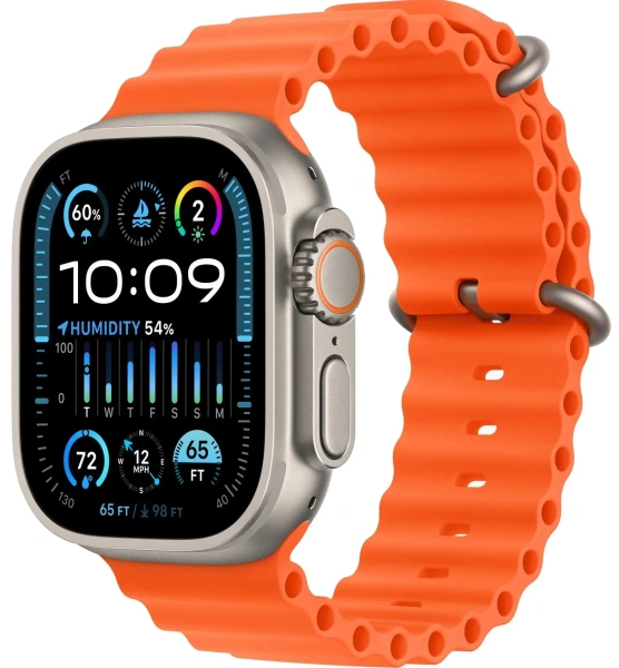 Apple Watch Ultra 2 Orange Ocean Band
