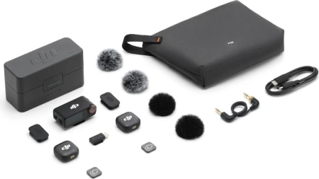Микрофоны DJI Mic 3 (2TX+1RX+Case)