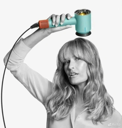 Фен Dyson Supersonic Nural HD16, Ceramic Patina/Topaz
