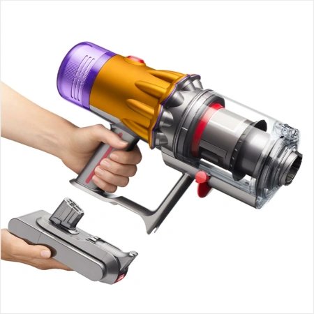 Пылесос Dyson V12s Detect slim submarine (SV46), yellow/nickel