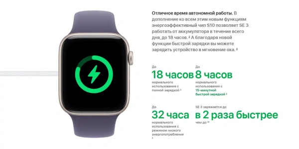 40mm Apple Watch SE 2025, 40 mm Midnight 